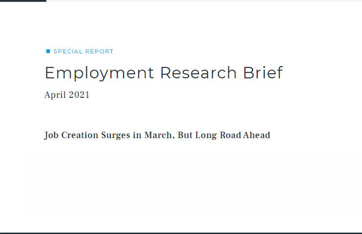 April 2021 Employment Research